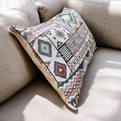 Aztec Blue Cushion Cover-6