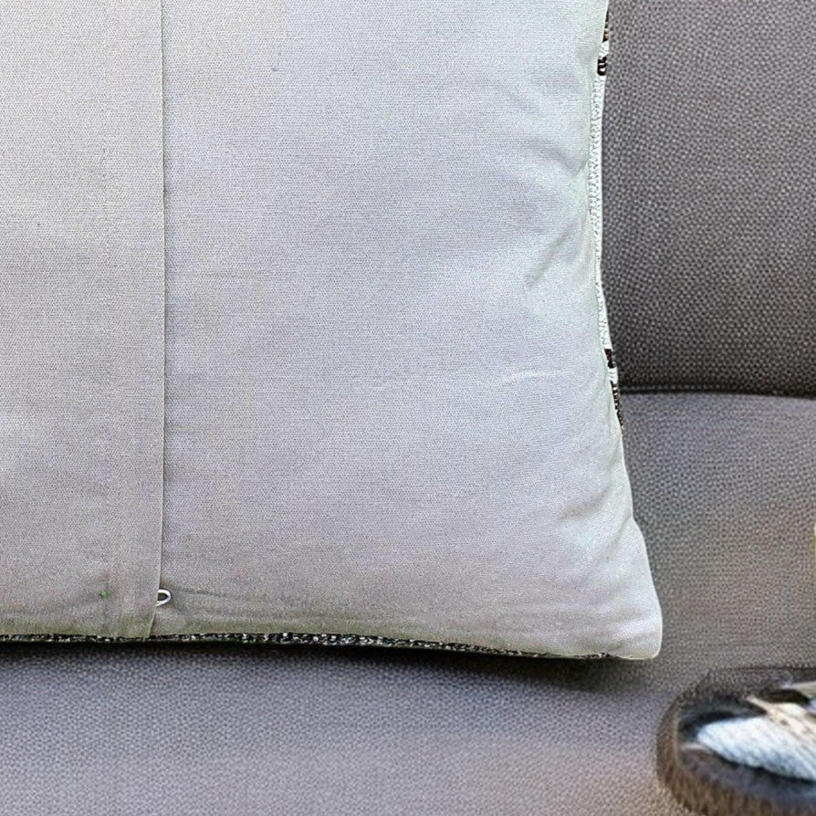 Stripped Deep Brown Kilim-8