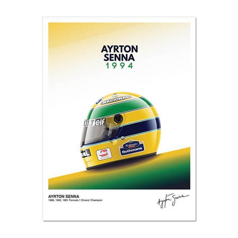 Formula 1 Helmets Poster, Racing Drivers, Winners | Decorative Print without Frame