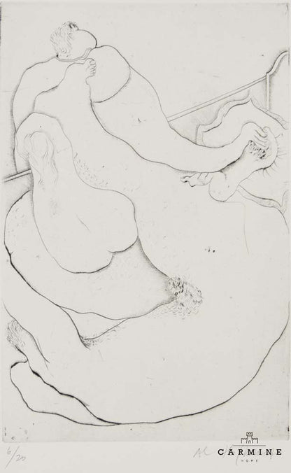 Hofkunst, Alfred (1942-2004) - etching, toddler 6/20