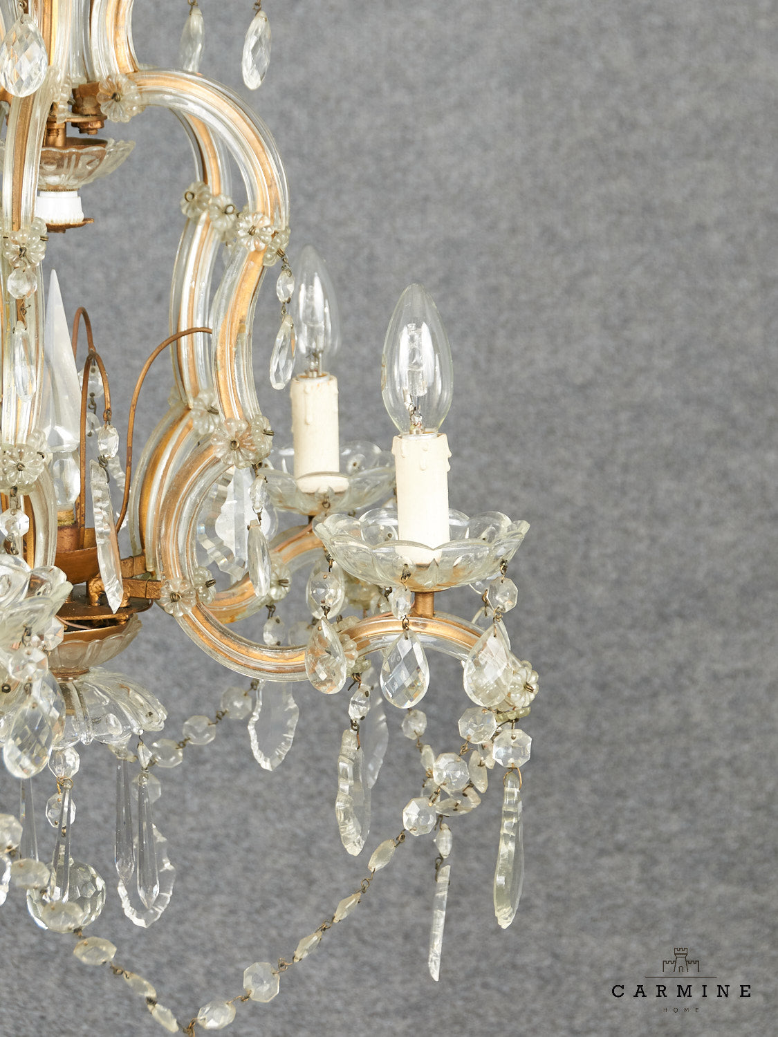 6-arm Maria Theresa chandelier