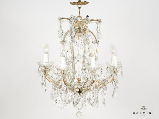 8-flame chandelier "Maria Theresia"