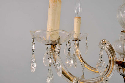 Chandelier Maria Theresia * - real crystals, 5 lights, France around 1920