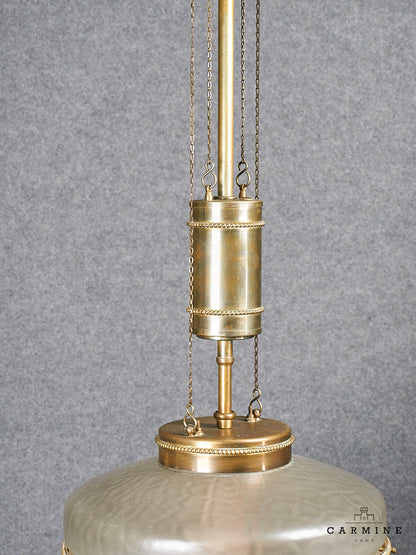 Hängezuglampe, Bern um 1900