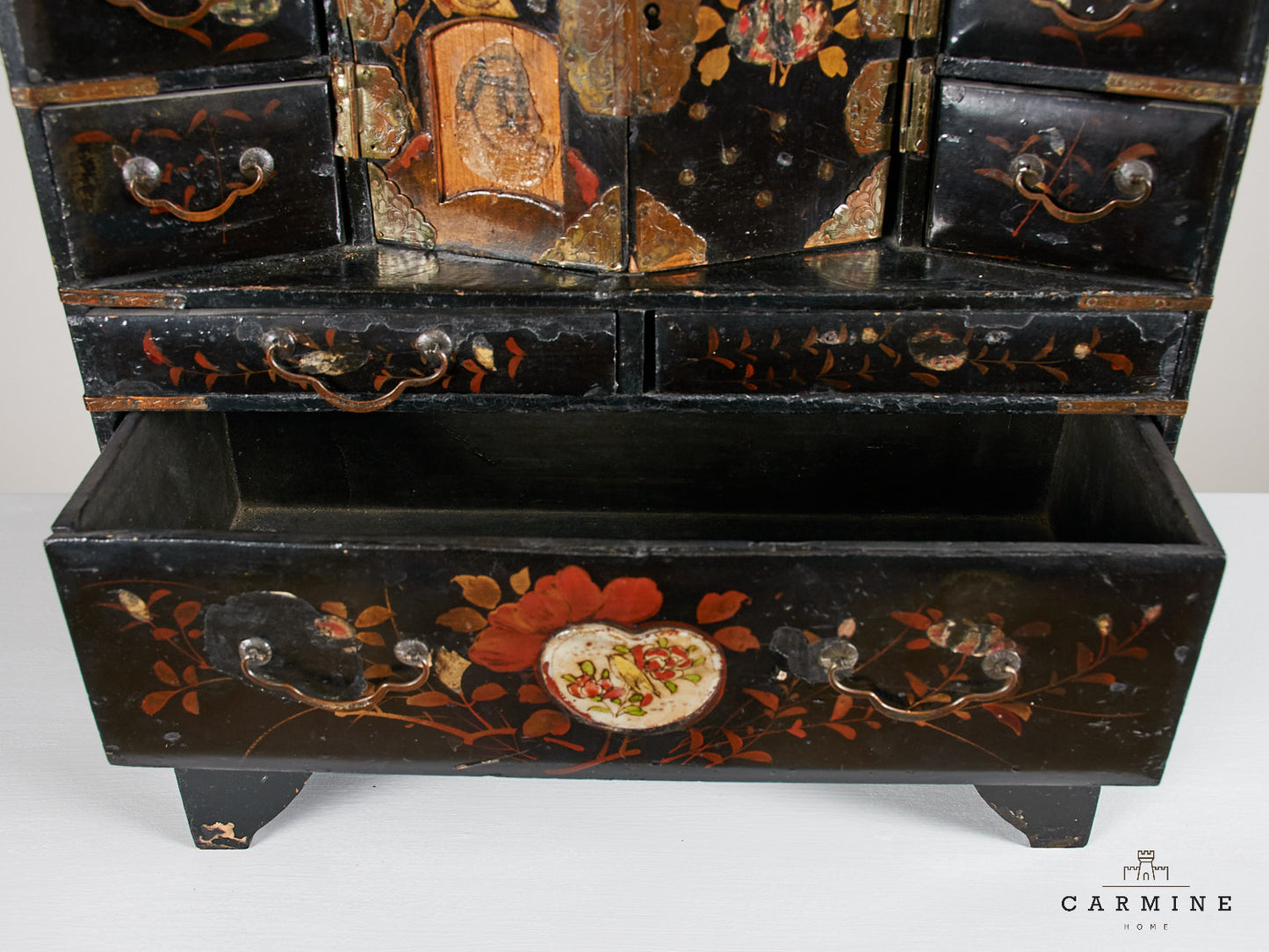 Miniatur China Kabinettkästchen, Ende 19. Jahrhundert
