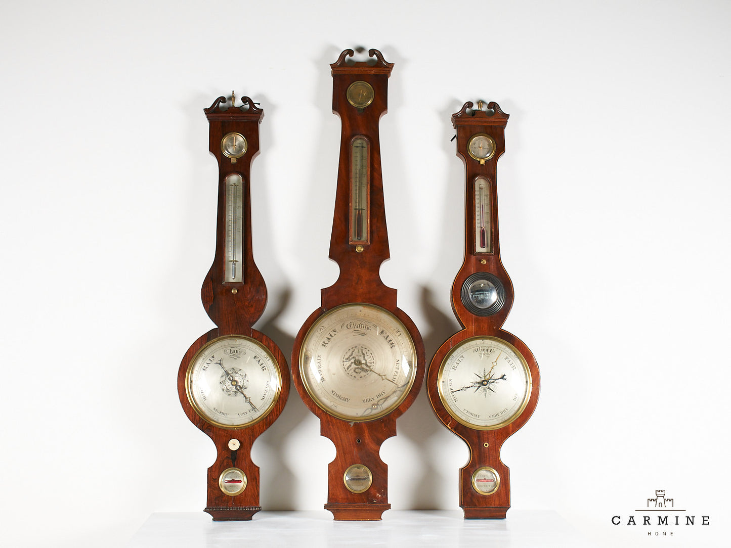 Lot barometer / thermometer, decoration