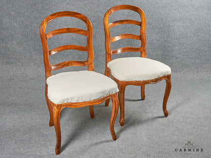 2 chaises bernoises, milieu du XVIIIe siècle