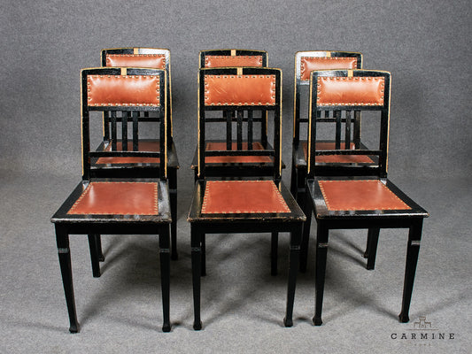 6 Stühle, Neoklassizistisch um 1860