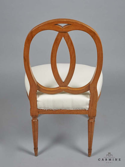 Série de 6 chaises, Louis XVI - probablement Berne, vers 1780