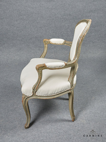 1 paire de fauteuils Louis XV